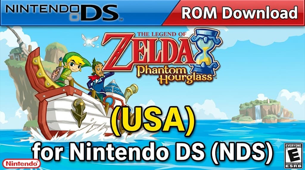 The Legend of Zelda: Phantom Hourglass ROM Download (USA) for Nintendo DS (NDS)